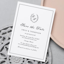 モノグラムリースエレガントウェディング