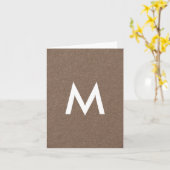 モノグラムルクスグリッター カード (黄色い花)