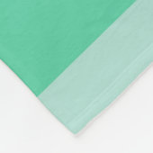 モノグラムレインボーシャーベットカラーブロックストライプファミリー フリースブランケット (角)