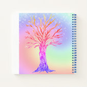 モノグラムレインボーユニコーンカラーズガールズ ノートブック (裏面)