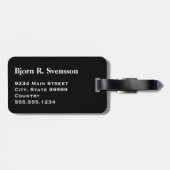 モノグラムレインボーレズビアンゲイバイセクシュアルトランスジェンダー ラゲッジタグ (裏面横)