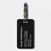 モノグラムレインボーレズビアンゲイバイセクシュアルトランスジェンダー ラゲッジタグ (裏面縦)