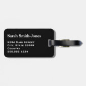 モノグラムレインボーレズビアンゲイバイセクシュアルトランスジェンダー ラゲッジタグ (裏面横)