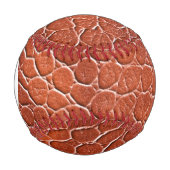 モノグラムレザー模様 野球ボール (正面)