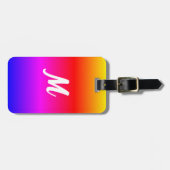 モノグラムレターラゲッジタグレインボーカラー ラゲッジタグ (正面横)