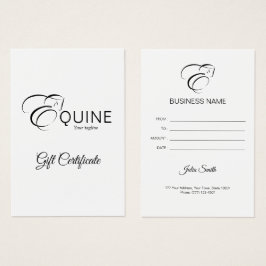 モノグラムレターEホース