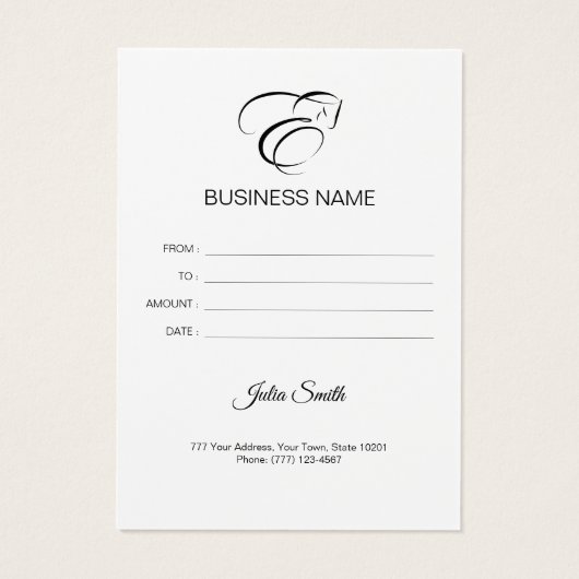 モノグラムレターEホース (裏面)