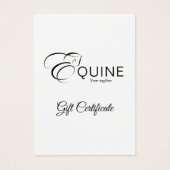 モノグラムレターEホース (正面)