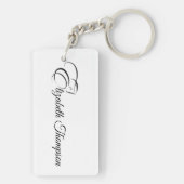 モノグラムレターEホース キーホルダー (裏面)