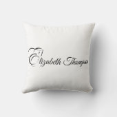 モノグラムレターEホース クッション (裏面)