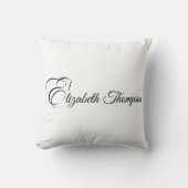 モノグラムレターEホース クッション (正面)