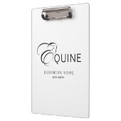 モノグラムレターEホース クリップボード (左)