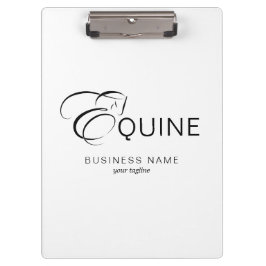モノグラムレターEホース クリップボード