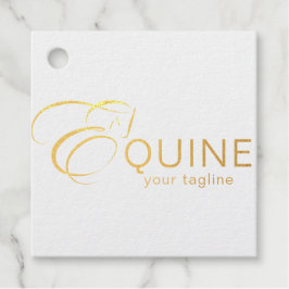 モノグラムレターEホース フェイバータグ