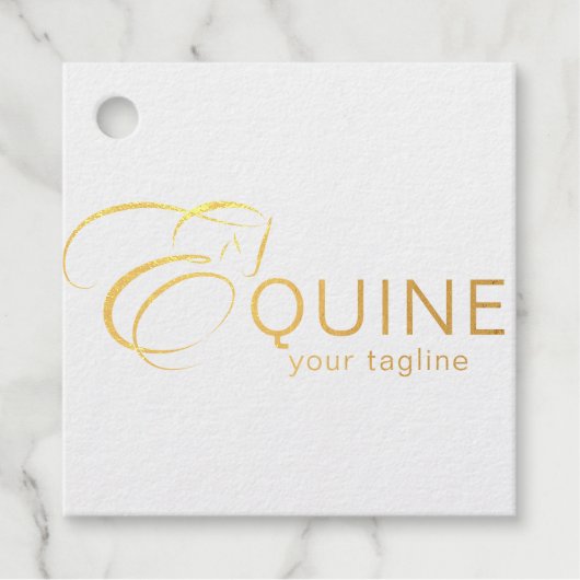 モノグラムレターEホース フェイバータグ (正面)