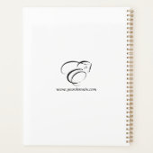 モノグラムレターEホース プランナー手帳 (裏面)