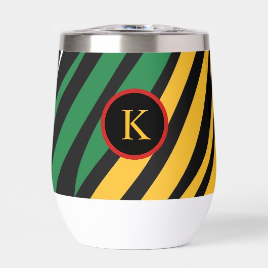 モノグラムレッドグリーンイエローブラック履歴月 (正面)