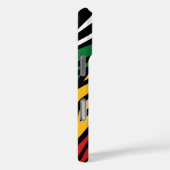 モノグラムレッドグリーンイエローブラック履歴月 Case-Mate iPhoneケース (裏面 / 右)