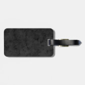 モノグラムレッドグレーパターンコンサルタモダンント ラゲッジタグ (裏面横)