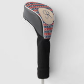 モノグラムレッドブルータンスターズストリップ愛国的 ゴルフヘッドカバー (アングル)