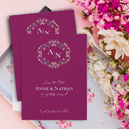 モノグラムレッド複雑結婚なフローラ発表