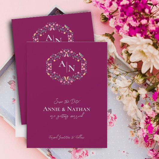 モノグラムレッド複雑結婚なフローラ発表