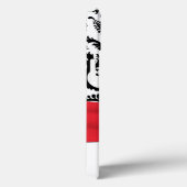 モノグラムレッド、ブラック、ホワイトダマスクiPadエアケース Case-Mate iPhoneケース (裏面 / 右)