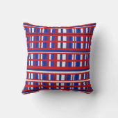 モノグラムレッド、ホワイトブループライド愛国者 クッション (裏面)