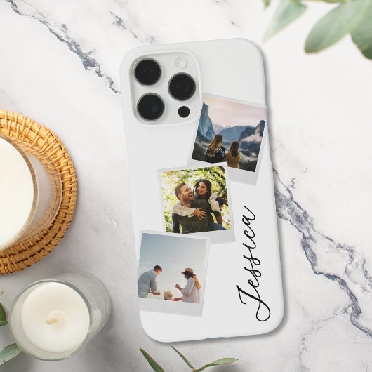 モノグラムレトロインスタントフォトコラージュ Case-Mate iPhoneケース