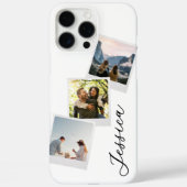 モノグラムレトロインスタントフォトコラージュ Case-Mate iPhoneケース (裏面)