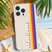 モノグラムレトロストライプ数 Case-Mate iPhoneケース