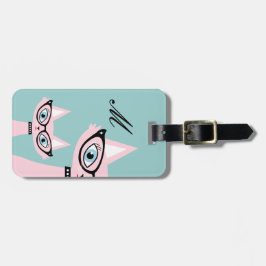 モノグラムレトロピンクキャットラゲージタグ ラゲッジタグ