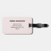 モノグラムレトロピンク ラゲッジタグ (裏面横)