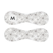 モノグラムレトロフローラ背景 野球ボール (パネル)