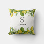 モノグラムレモンシトラス クッション (正面)