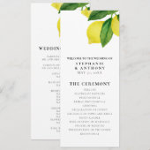 モノグラムレモンブランチグリーナリーザ・パーフェクトマッチ プログラム (正面/裏面)