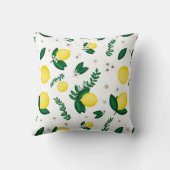 モノグラムレモン クッション (裏面)