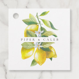 モノグラムレモ結婚ンの花 フェイバータグ