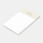 モノグラムロゴクリームミニマモダンリスト ポストイット (アングル)