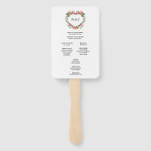 モノグラムロマンチックバラフローラハート ハンドファン (裏面)