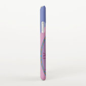 モノグラムローマ数字スワールサークルカラフルアート SAMSUNG GALAXYケース (右側)