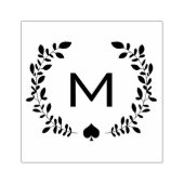 モノグラムローレル&スペード ラバースタンプ (インプリント)