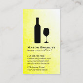 モノグラムワインイエロー 名刺 (裏面)