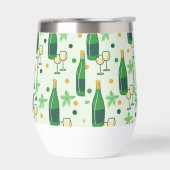 モノグラムワインシャルドネボトルズグラスフローラ (左面)