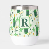 モノグラムワインシャルドネボトルズグラスフローラ (背面)