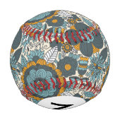 モノグラムヴィンテージの花柄 野球ボール (裏面)