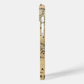 モノグラムヴィンテージアンティークマップオブイタリア Case-Mate iPhoneケース (裏面 / 左)