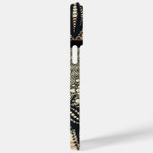 モノグラムヴィンテージアールヌーボーフローラルパターンiphone Case-Mate iPhoneケース (裏面 / 右)