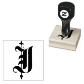 モノグラムヴィンテージオールド英文字J ラバースタンプ (押印)