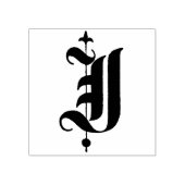 モノグラムヴィンテージオールド英文字J ラバースタンプ (インプリント)